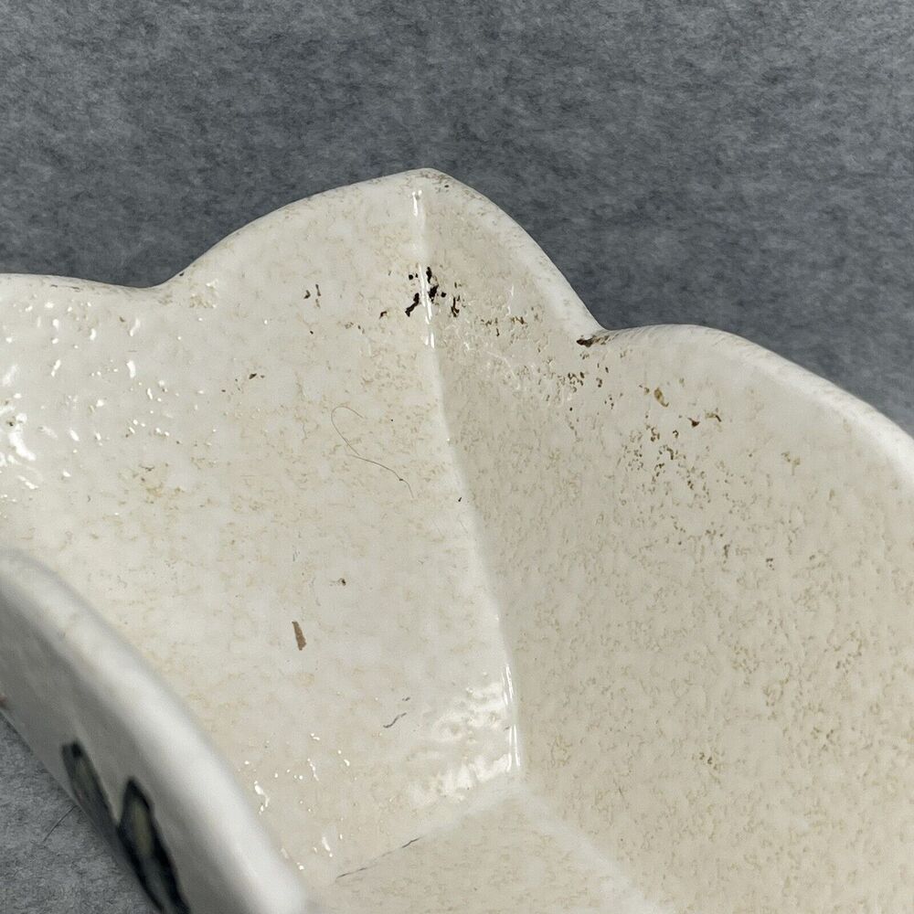 Vtg White‎ Hull Pottery Butterfly Planter Window Box MCM Centerpiece 1956 READ - Picture 12 of 16
